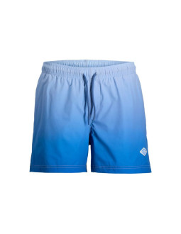 Jack&jones męskie spodenki kąpielowe jpstmaui horizon dip dye swim shorts 12291438 celestial blue