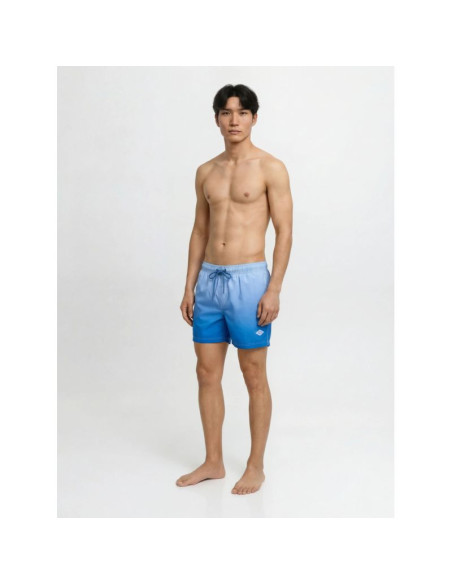 Jack&jones męskie spodenki kąpielowe jpstmaui horizon dip dye swim shorts 12291438 celestial blue