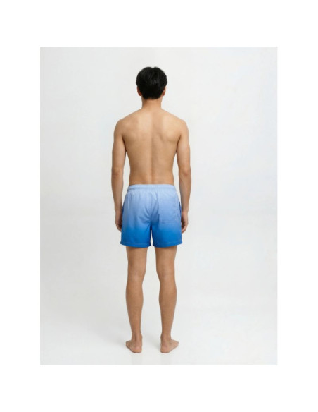 Jack&jones męskie spodenki kąpielowe jpstmaui horizon dip dye swim shorts 12291438 celestial blue