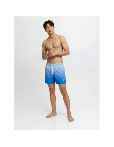 Jack&jones męskie spodenki kąpielowe jpstmaui horizon dip dye swim shorts 12291438 celestial blue