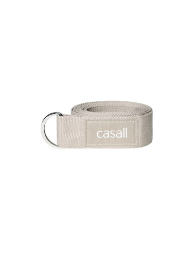 Pasek casall alignment yoga strap kolor piaskowy