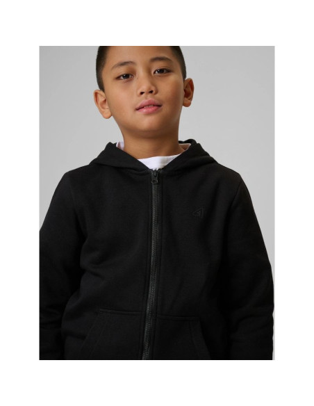 Bluza dresowa regular z kapturem chłopięca 4f 4fjrmm00tswsm2747-20s