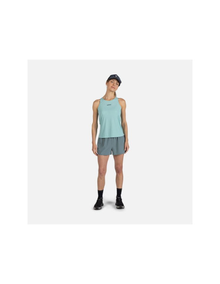 Top do biegania damski rossignol w sidelhorn tank niebieski
