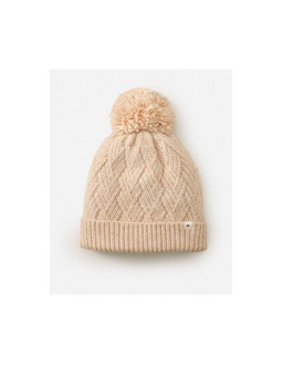 Czapka rip curl premium reg pom pom beanie beżowa