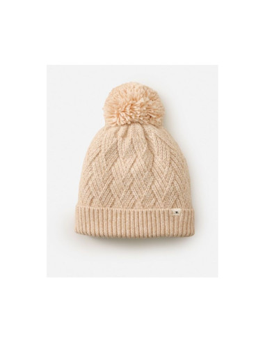 Czapka rip curl premium reg pom pom beanie beżowa