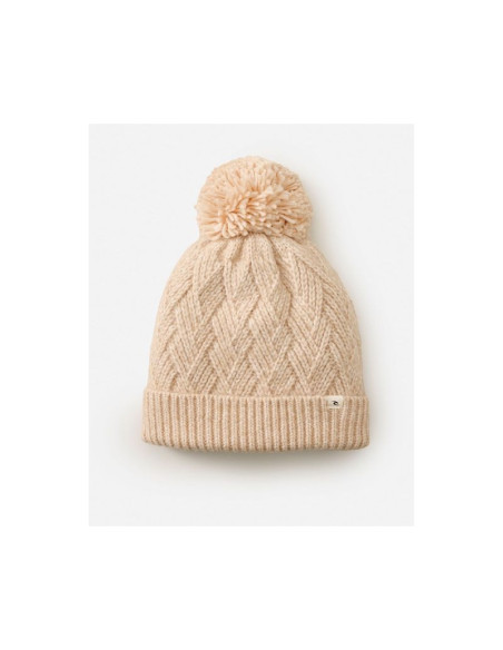 Czapka rip curl premium reg pom pom beanie beżowa