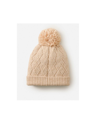 Czapka rip curl premium reg pom pom beanie beżowa