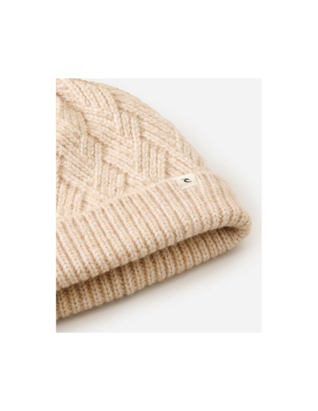 Czapka rip curl premium reg pom pom beanie beżowa