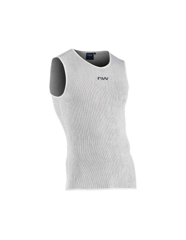 Koszulka rowerowa northwave light base layer - biały