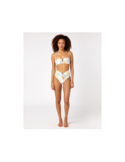 Biustonosz kąpielowy rip curl always summer bandeau biały 2