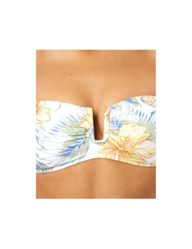 Biustonosz kąpielowy rip curl always summer bandeau biały
