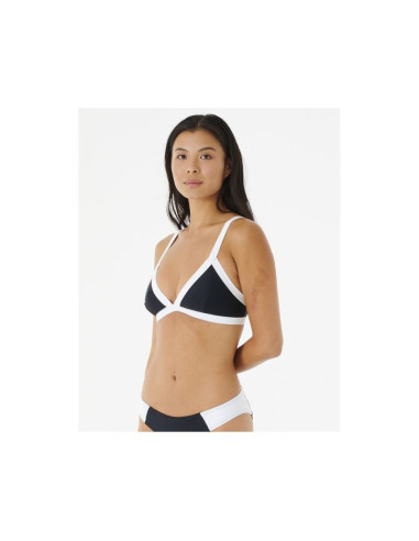Biustonosz kąpielowy rip curl mirage colour block tri czarny