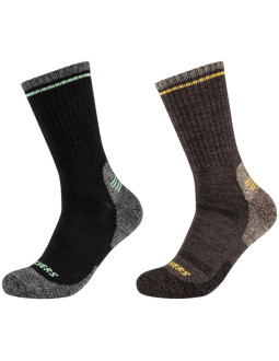 Skechers 2ppk men trail wool socks sk41104-8997 czarne 39-42