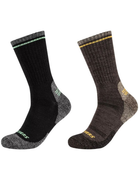 Skechers 2ppk men trail wool socks sk41104-8997 czarne 39-42