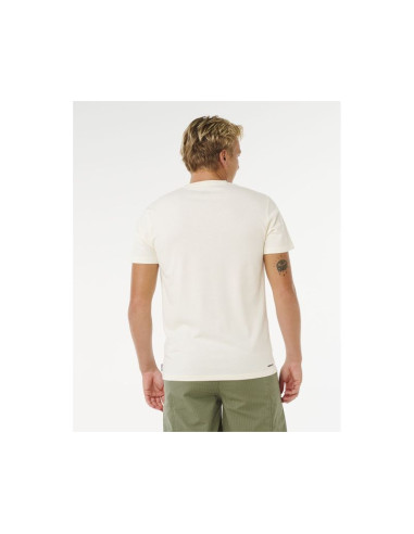 Koszulka męska rip curl vaporcool search 3 stacks tee biała