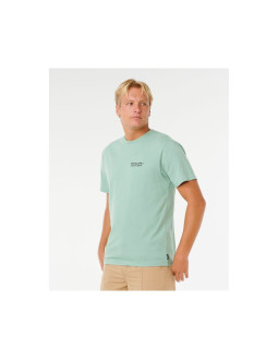 Koszulka męska rip curl vaporcool search peak tee zielona