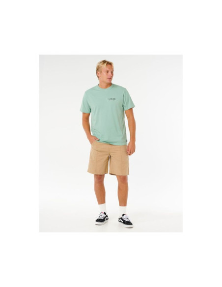 Koszulka męska rip curl vaporcool search peak tee zielona