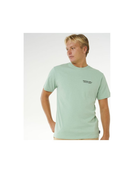 Koszulka męska rip curl vaporcool search peak tee zielona