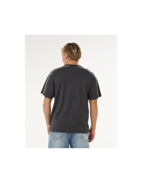 Koszulka męska rip curl inner visions panel tee czarna