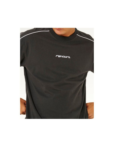 Koszulka męska rip curl inner visions panel tee czarna
