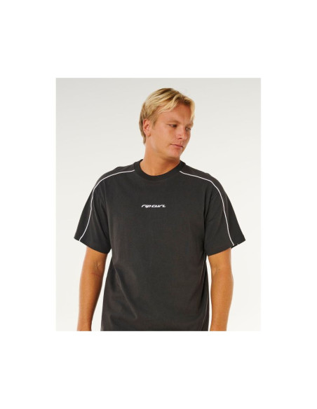 Koszulka męska rip curl inner visions panel tee czarna
