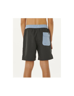 Boardshorty chłopięce rip curl eternal shred block volley-boy czarne 2