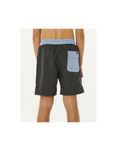 Boardshorty chłopięce rip curl eternal shred block volley-boy czarne