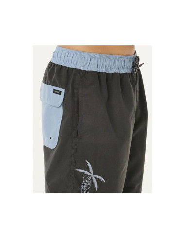 Boardshorty chłopięce rip curl eternal shred block volley-boy czarne