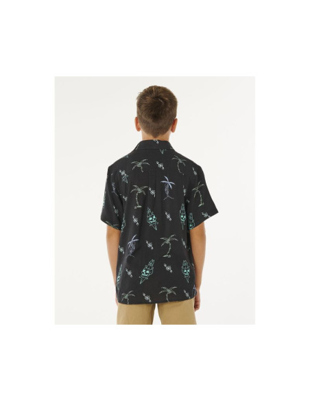 Koszula chłopięca rip curl eternal shred ss shirt-boy czarna
