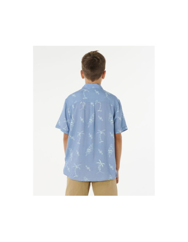 Koszula chłopięca rip curl eternal shred ss shirt-boy niebieska