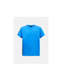 Koszulka juniorska peak performance jr original small logo tee kolor niebieski