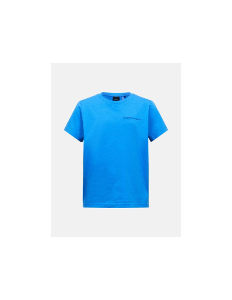 Koszulka juniorska peak performance jr original small logo tee kolor niebieski