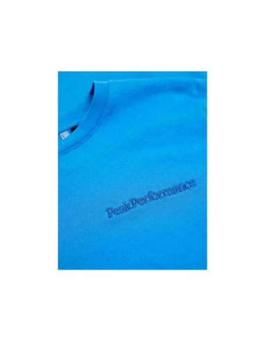 Koszulka juniorska peak performance jr original small logo tee kolor niebieski