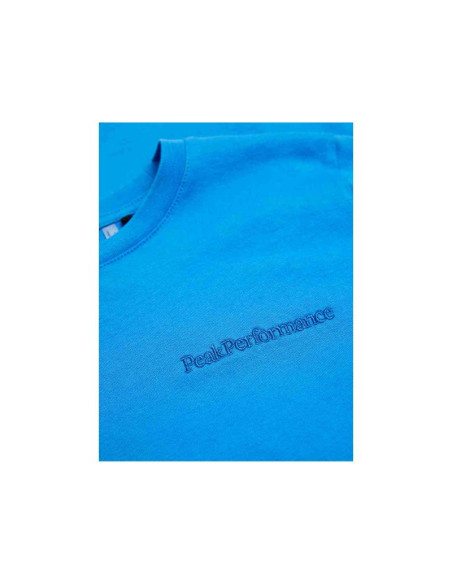 Koszulka juniorska peak performance jr original small logo tee kolor niebieski