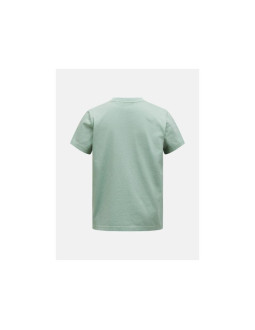 Koszulka juniorska peak performance jr original small logo tee kolor zielony 2