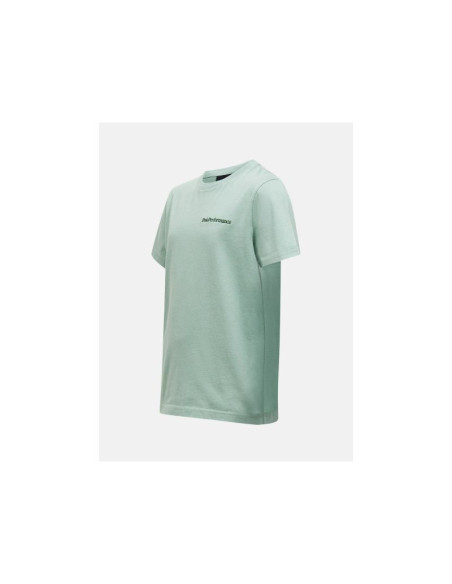 Koszulka juniorska peak performance jr original small logo tee kolor zielony