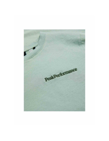 Koszulka juniorska peak performance jr original small logo tee kolor zielony