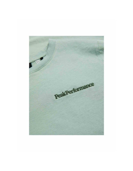 Koszulka juniorska peak performance jr original small logo tee kolor zielony