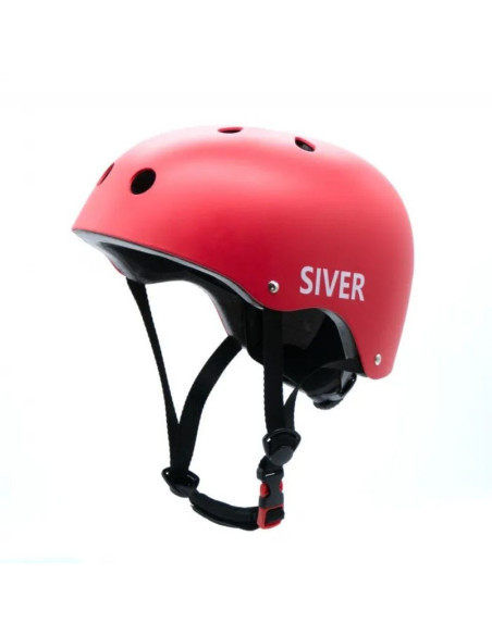 Kask rowerowy motus siver rozmiar m, czerwony (motham8mr)