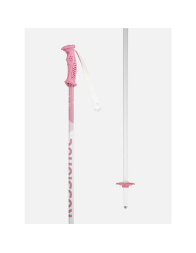 Kije narciarskie rossignol electra jr pink różowy