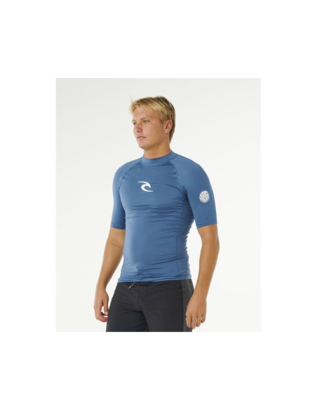 Lycra męska rip curl waves upf perf s/s niebieska