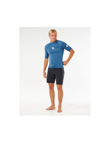 Lycra męska rip curl waves upf perf s/s niebieska
