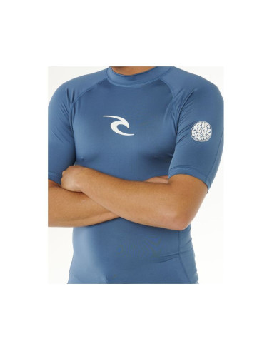 Lycra męska rip curl waves upf perf s/s niebieska