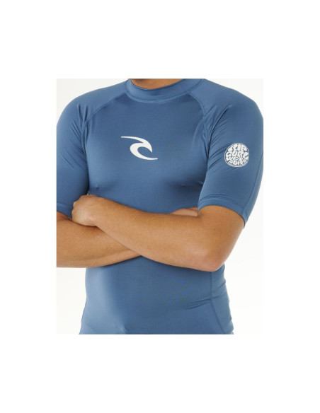 Lycra męska rip curl waves upf perf s/s niebieska