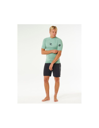 Lycra męska rip curl waves upf perf s/s zielona