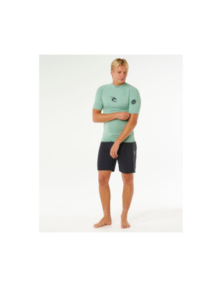 Lycra męska rip curl waves upf perf s/s zielona