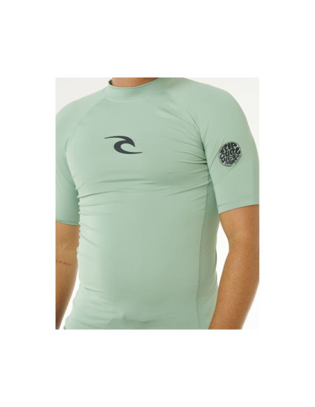 Lycra męska rip curl waves upf perf s/s zielona