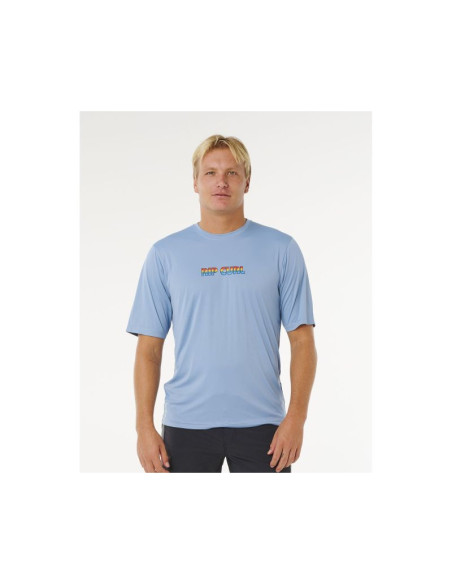 Lycra męska rip curl icons of surflite upf s/s niebieska