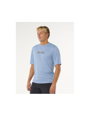 Lycra męska rip curl icons of surflite upf s/s niebieska