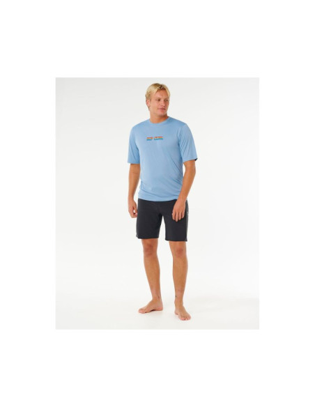Lycra męska rip curl icons of surflite upf s/s niebieska